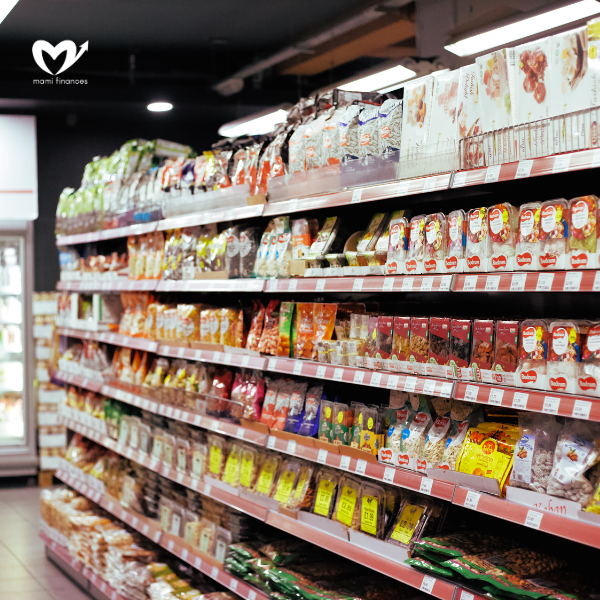 Items Organized on Shelves