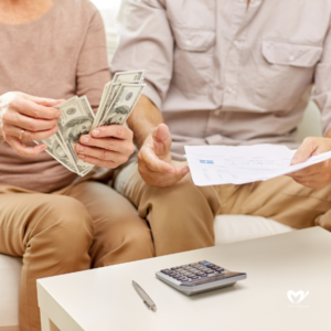 Couple with Money and Calculator